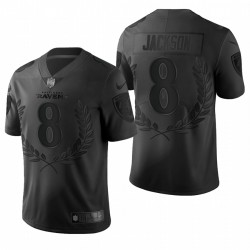 Ravens 8 Lamar Jackson NFL MVP Noir Limited Edition Maillot