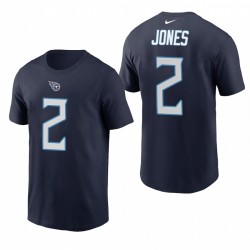 Tennessee Titans Julio Jones Nom Numes T-shirt - Navy