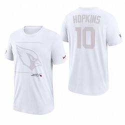 Cardinaux Arizona Deandre Hopkins T-shirt de performance de l'équipe Sideline Sideline - Blanc