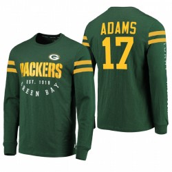 Green Bay Packers Davante Adams T-shirt à manches longues vertes