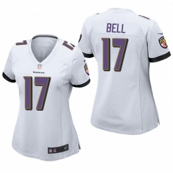 Maillot de match Blanc des Ravens de Baltimore Le'Veon Bell pour femmes