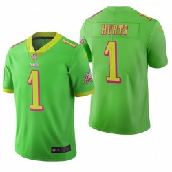 Eagles 1 Jalen Hurts Green City Edition Vapeur Limited Maillot