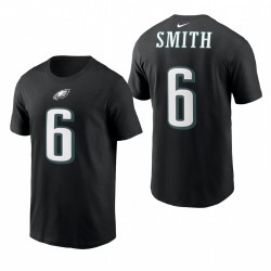 Devonta Smith Philadelphia Eagles 2021 N ° NFL Nom Nom T-shirt - Noir