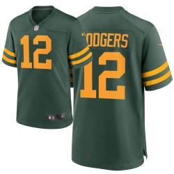 Packers Aaron Rodgers Alterner Green Maillot