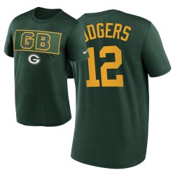 Green Bay Packers Aaron Rodgers Alt Logo T-shirt vert