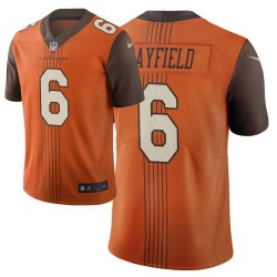 Cleveland Browns # 6 Baker Mayfield Brown City Edition Maillot