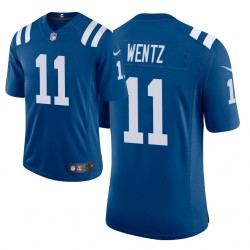 Homme Indianapolis Colts # 11 Carson Wentz Vapeur Royal Limited Maillot
