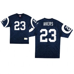 Hommes Los Angeles Rams Cam Akers Quintessential Acid Wash Navy Maillot