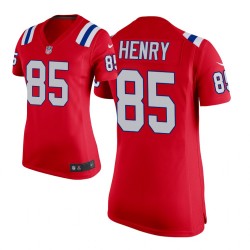 Femmes Nouvelle-Angleterre Patriots # 85 Hunter Henry Game Rouge Maillot