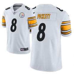 Pittsburgh Steelers ^ 8 Kenny Pickett - Blanc Vapor Limited Maillot - 2022 NFL Draft