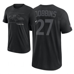 Baltimore Ravens Sideline Team Issue ^ 27 J.K.T-shirt Dobbins Noir Performance