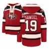 Men's San Francisco 49ers # 19 Deebo Samuel Red Legacy Vintage Hockey Lacer à capuche