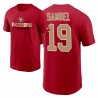 San Francisco 49ers # 19 T-shirt écarlate de ville natale Deebo Samuel