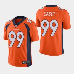 Denver Broncos Men 99 Jurrell Casey vapeur Intouchable Limited Jersey - Orange