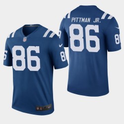 Indianapolis Colts Hommes 86 Michael Pittman Jr. NFL Draft couleur Rush Legend Jersey - Bleu