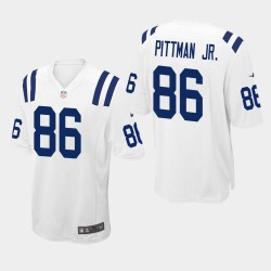NFL Draft Indianapolis Colts 86 Michael Pittman Jr. jeu Jersey Hommes - Blanc