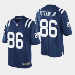 Indianapolis Colts 86 Michael Pittman Jr. NFL hommes Projet Jersey - Bleu