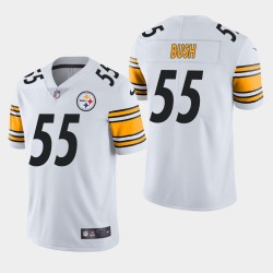 Steelers de Pittsburgh hommes 55 Devin Bush 2019 NFL Draft Vapor Limited Jersey - Blanc