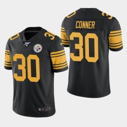 Steelers de Pittsburgh hommes 30 James Conner 100 Couleur Saison Rush Jersey - Noir