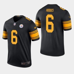 Steelers de Pittsburgh 6 hommes Devlin Hodges couleur Rush Legend Jersey - Noir