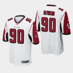 NFL Draft Atlanta Falcons 90 Marlon Davidson jeu Jersey Hommes - Blanc