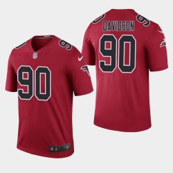 Atlanta Falcons 90 Marlon Davidson Jersey NFL Draft hommes - Rouge