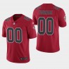 NFL Draft Atlanta Falcons 00 Couleur personnalisée Rush Limited Jersey hommes - Rouge