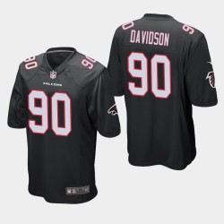 NFL Draft Atlanta Falcons 90 Marlon Davidson jeu Jersey Hommes - Noir