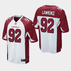 NFL Draft Arizona Cardinals 92 Rashard Lawrence Jeu Jersey Hommes - Blanc