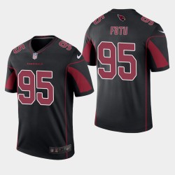 NFL Draft Arizona Cardinals 95 Leki Fotu couleur Rush Legend Jersey Hommes - Noir