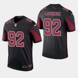 NFL Draft Arizona Cardinals 92 Rashard Lawrence Rush Couleur Légende Jersey Homme - Noir