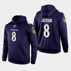 Ravens Lamar Jackson 100ème saison Jeu Hoodie - Violet