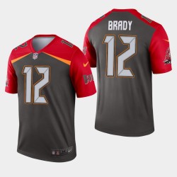 Tampa Bay Buccaneers Tom Brady Legend Inverted Maillot - Étain