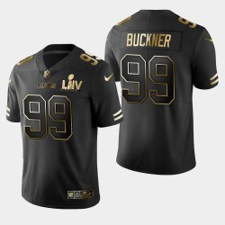 San Francisco 49ers 99 hommes Deforest Buckner Super Bowl LIV Golden Edition Jersey - Noir