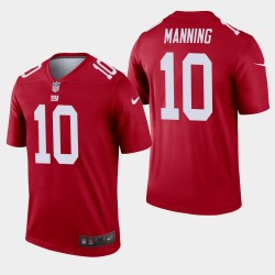 New York Giants Eli Manning Inverted Legend Jersey - Rouge