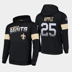 Saints 100e saison Eli équipe d'Apple Sideline Logo Sweat à capuche - Noir
