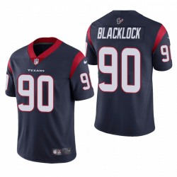 Ross Blacklock 90 Houston Texans Navy NFL Draft Vapor limitée Maillot
