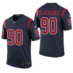 Ross Blacklock Houston Texans Couleur Marine Rush Legend Maillot NFL Draft