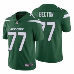 Mekhi Becton 77 New York Jets Vert vapeur limitée Maillot NFL Draft